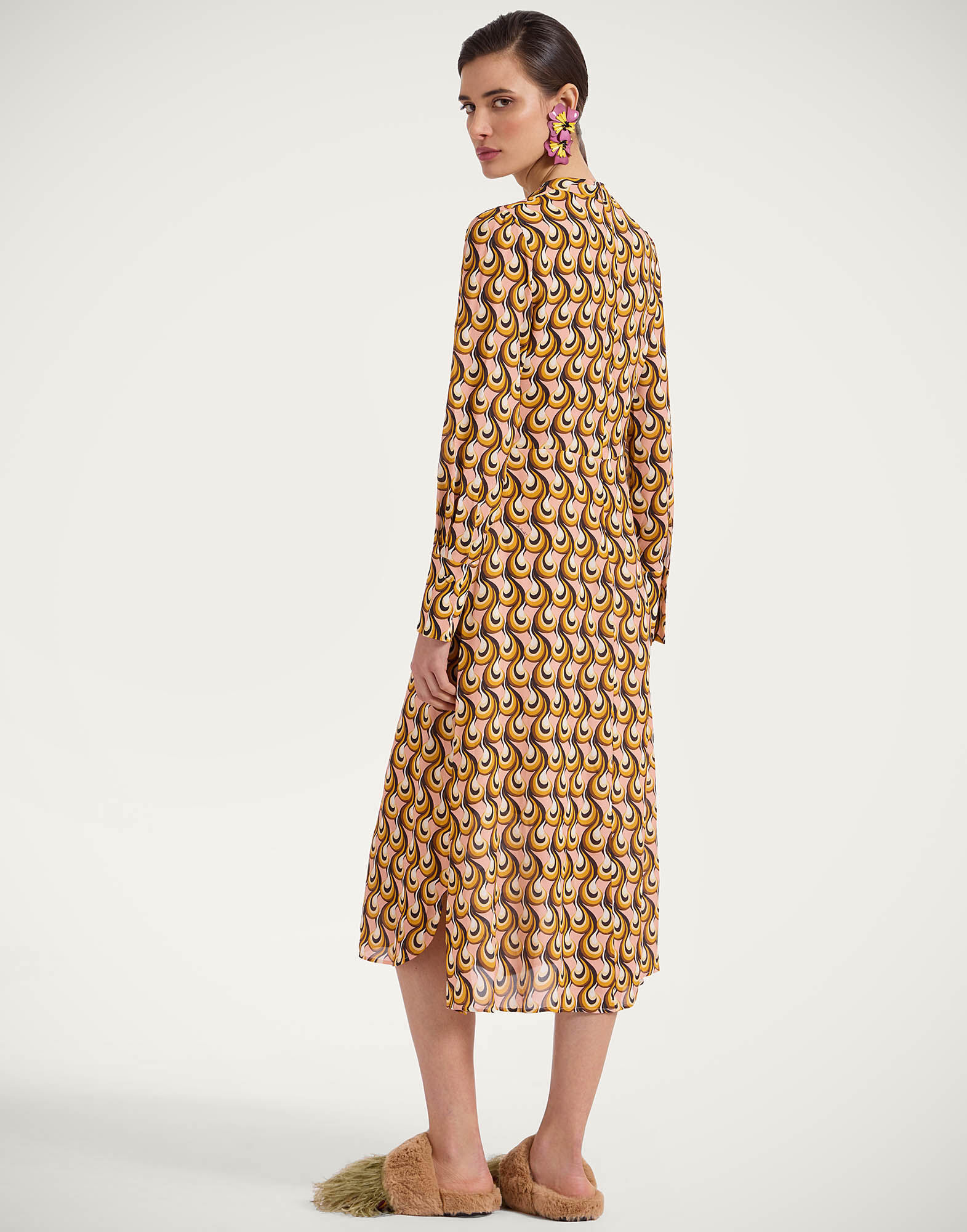 La DoubleJ Midi Eve Dress Melty Pink DRE0808VIS019MLT01PI01