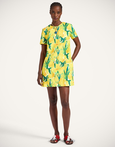 La DoubleJ Dresses Women - Mini Swing Dress Zesty Yellow XXL 98% Cotton 2% Elastane La DoubleJ Dresses Women - Mini Swing Dress Zesty Yellow XXL 98% Cotton 2% Elastane