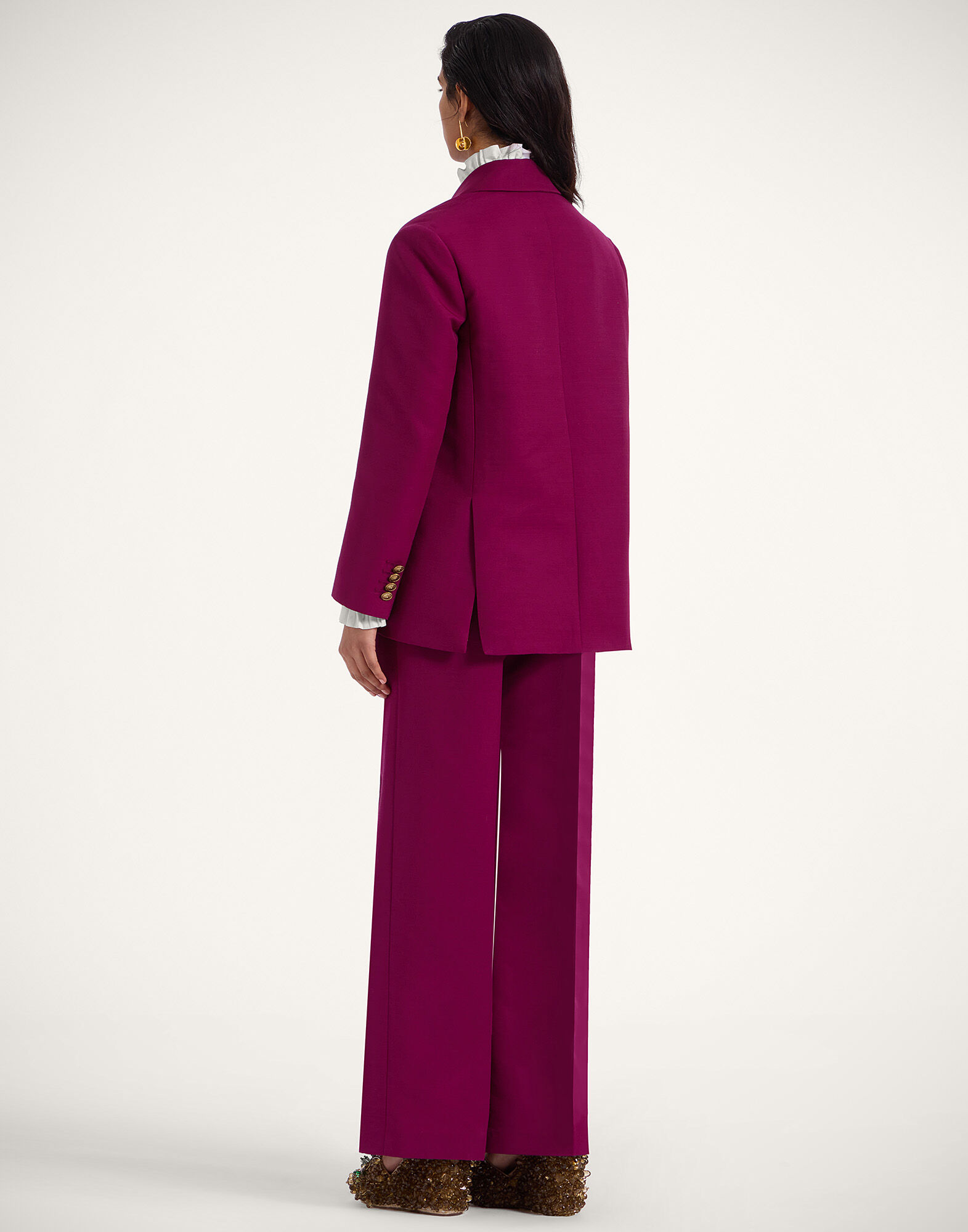 La DoubleJ Let Loose Pants Solid Purple TRO0149CAD001SOLIDPU01