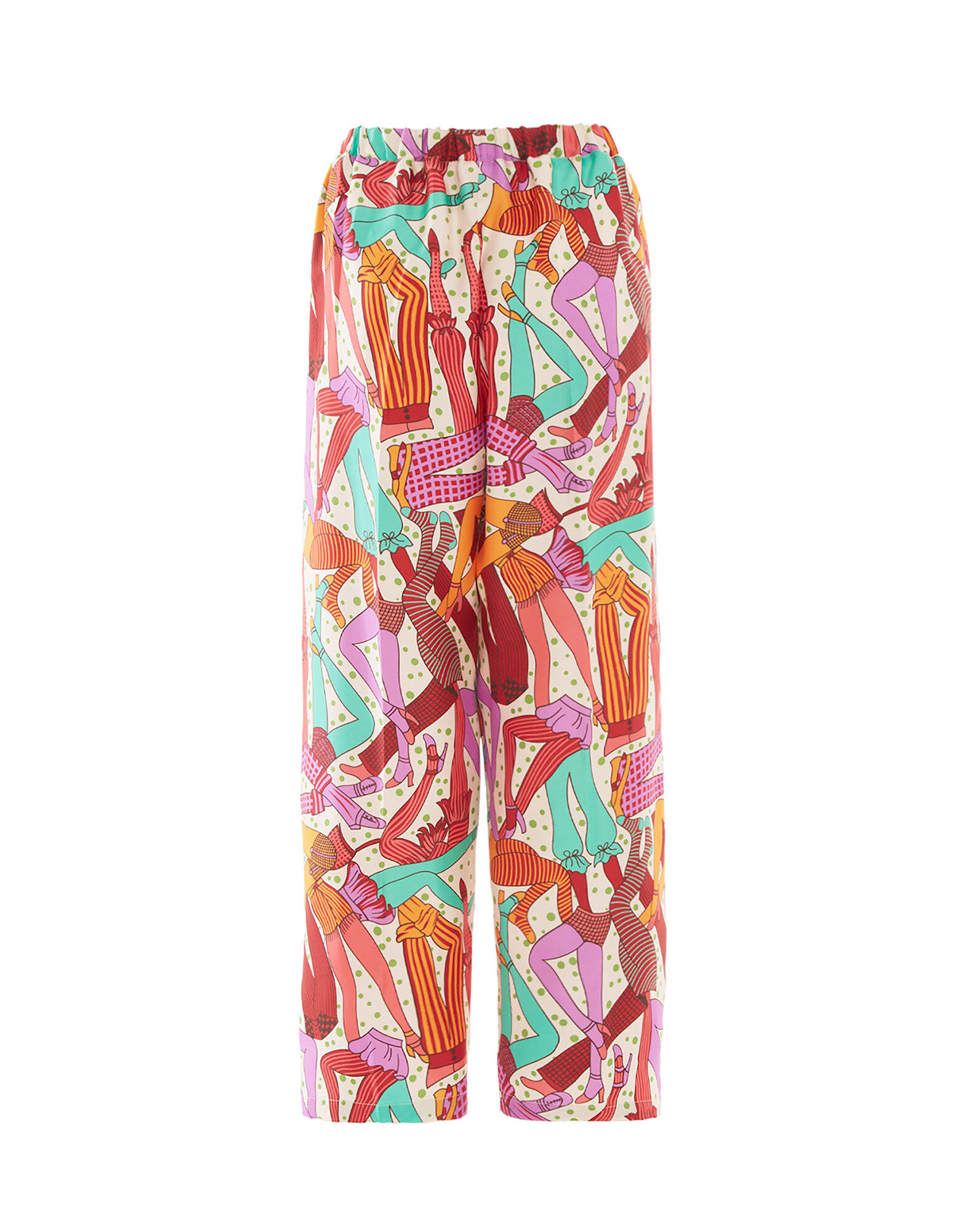 La DoubleJ Drawstring Pants Smartypants TRO0053SIL001SMA01BU08