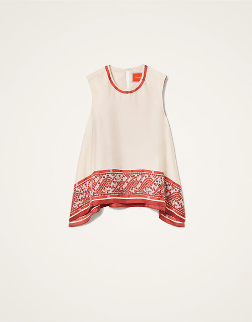 La DoubleJ San Carlo Top Cobra Placée Red TOP0157SIL006COB01RE01