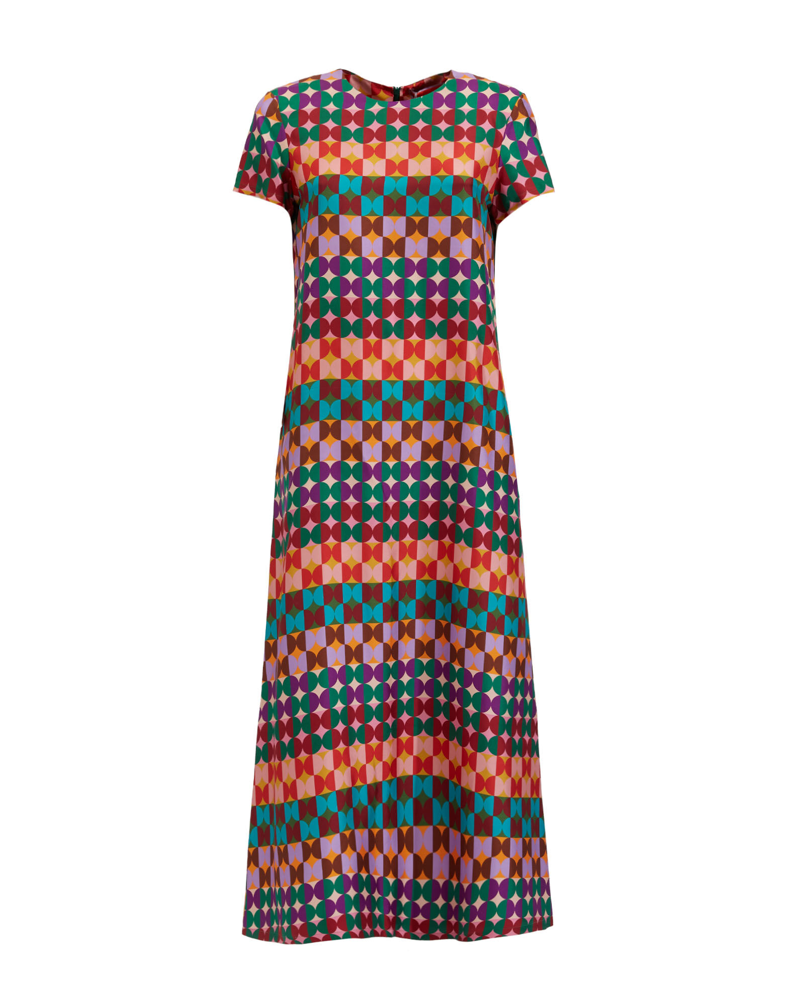 La DoubleJ Swing Dress Mezzaluna Rainbow DRE0001SIL001MEZ0005