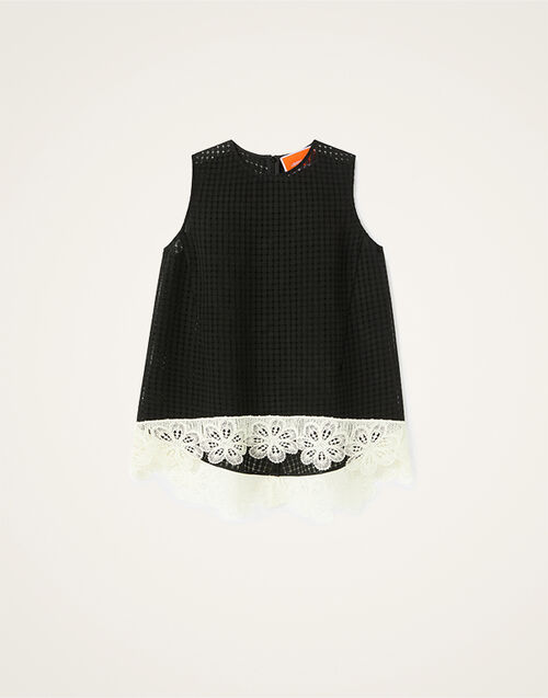 La DoubleJ La Scala Top Solid Black TOP0159COT077SOLIDBL01