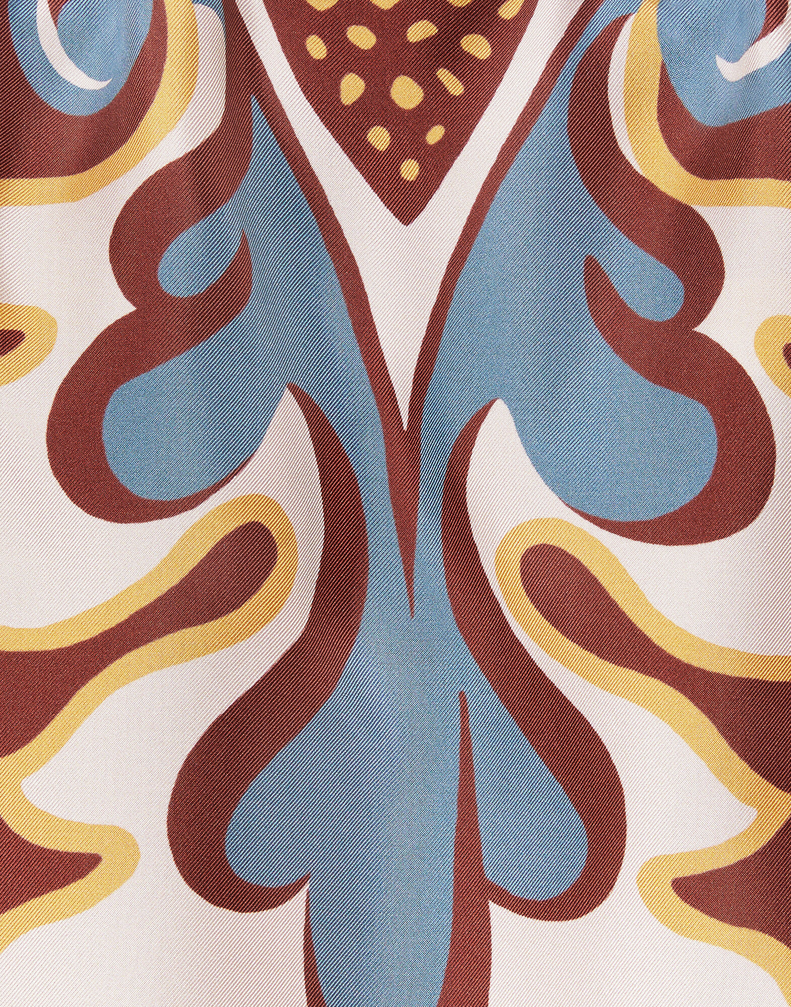 La DoubleJ Sand Dollar Top Palazzo Plac&eacute;e Chocolate TOP0153SIL017PAL08BR07