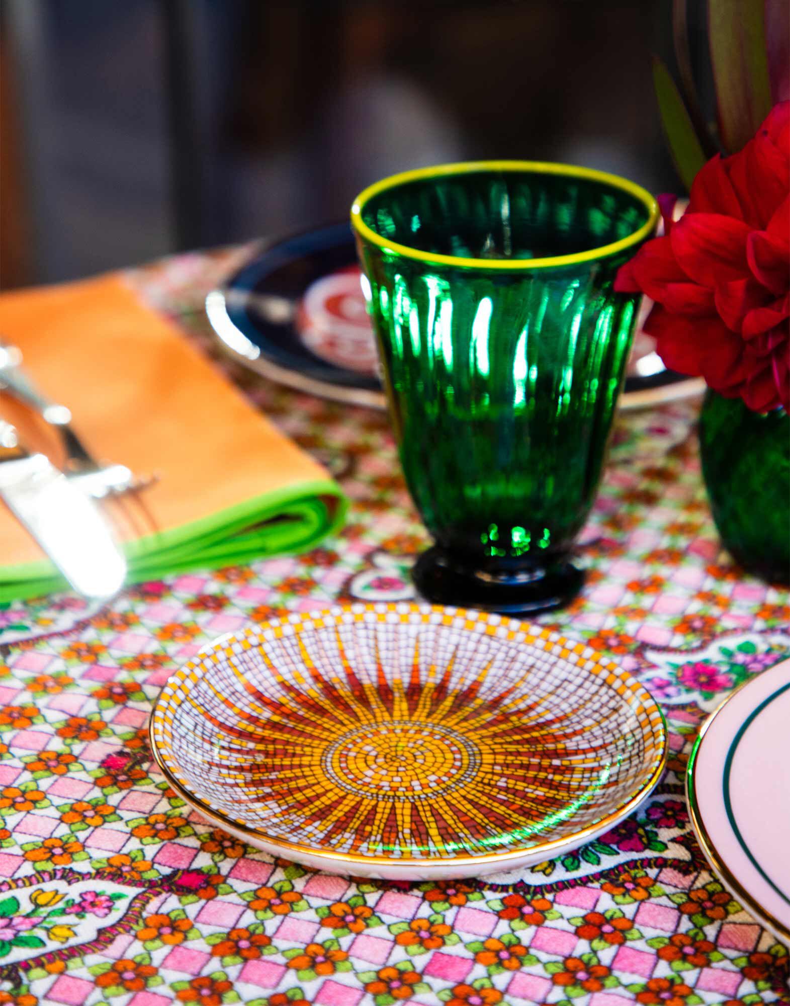 La DoubleJ Mini Plate Sunrays DIS0077CER001SNR0001