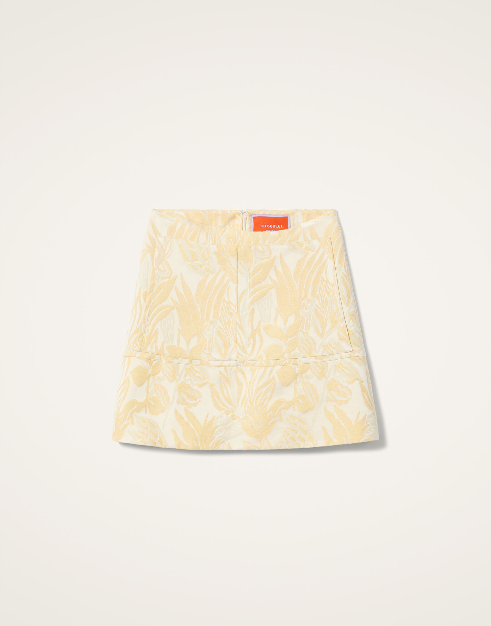 La DoubleJ Short Skirt Iris Yellow SKI0027JCQ109IRS06YE02