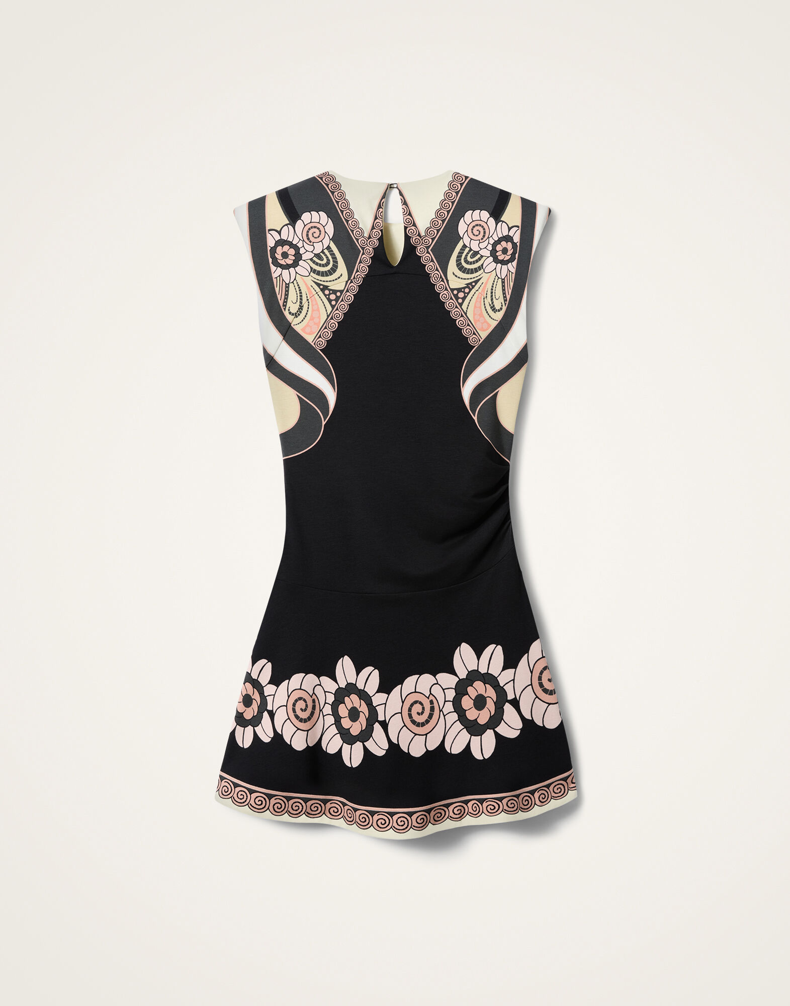 La DoubleJ Lela Mini Dress Ambrosia Plac&eacute;e Black DRE0904JER067AMB03BL01