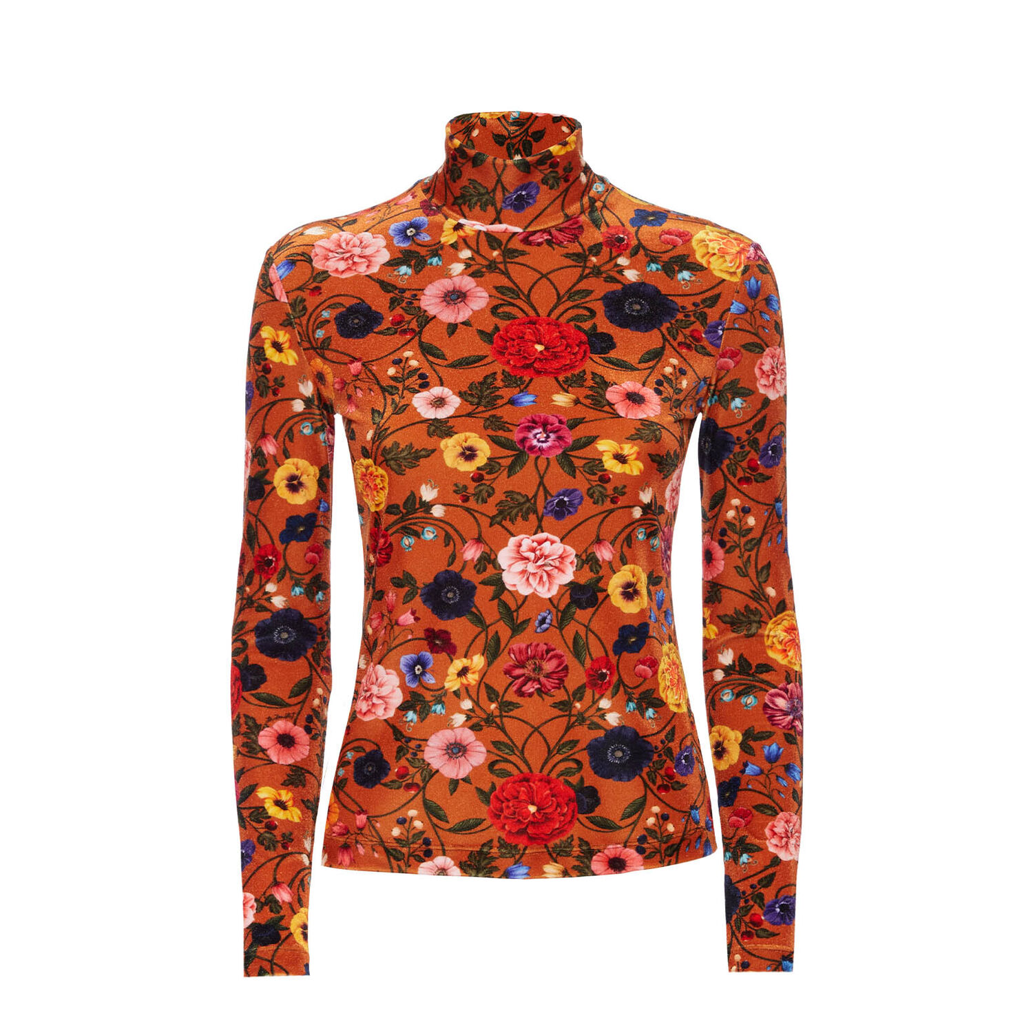La Doublej Turtleneck In Botticelli Rust