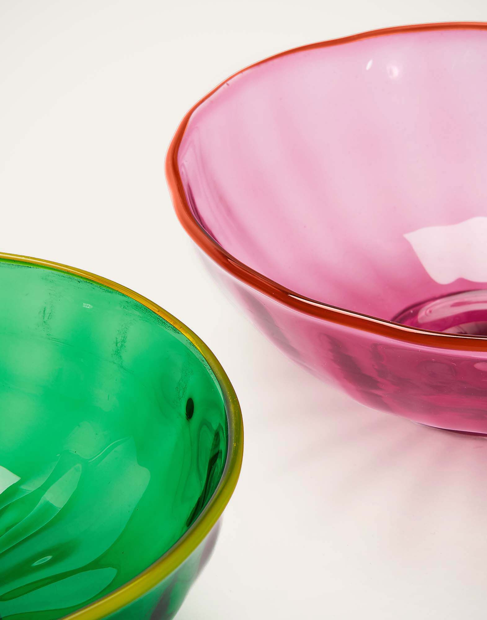 La DoubleJ Luxury Nut Bowl Set of 2 Verde/Rosa GLA0010MUR001ASS0003