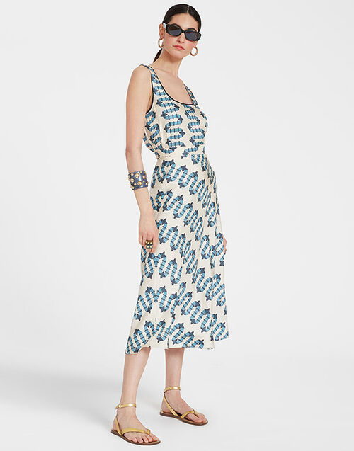 La DoubleJ Lungomare Skirt Scirocco Ivory SKI0089SIL001SCI01WH04