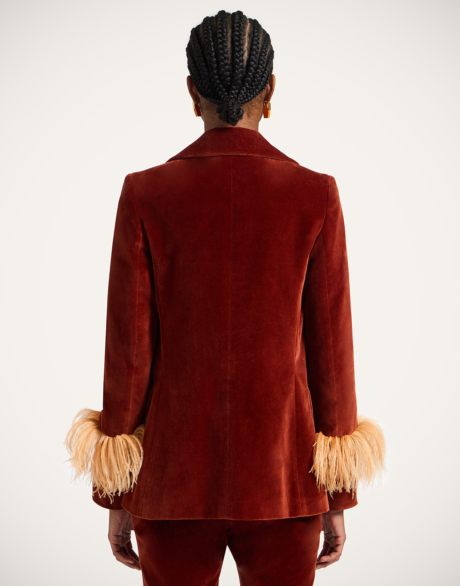 La DoubleJ Keaton Jacket Terracotta JAC0073VEL011SOLIDBR08