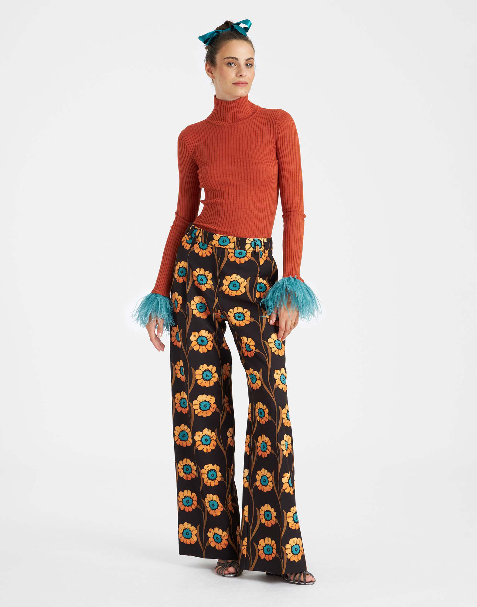 La DoubleJ High Kick Top Orange PUL0167KNI100VA220OR02