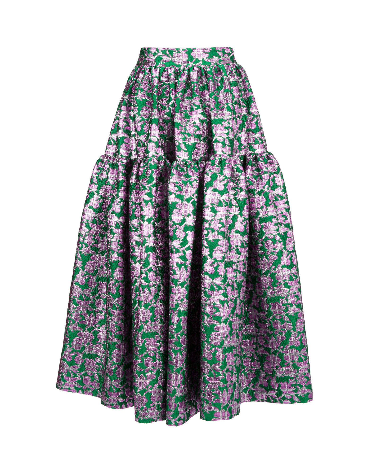 LaDoubleJ Oscar Skirt Check Verde SKI0012JAC009CHE0002