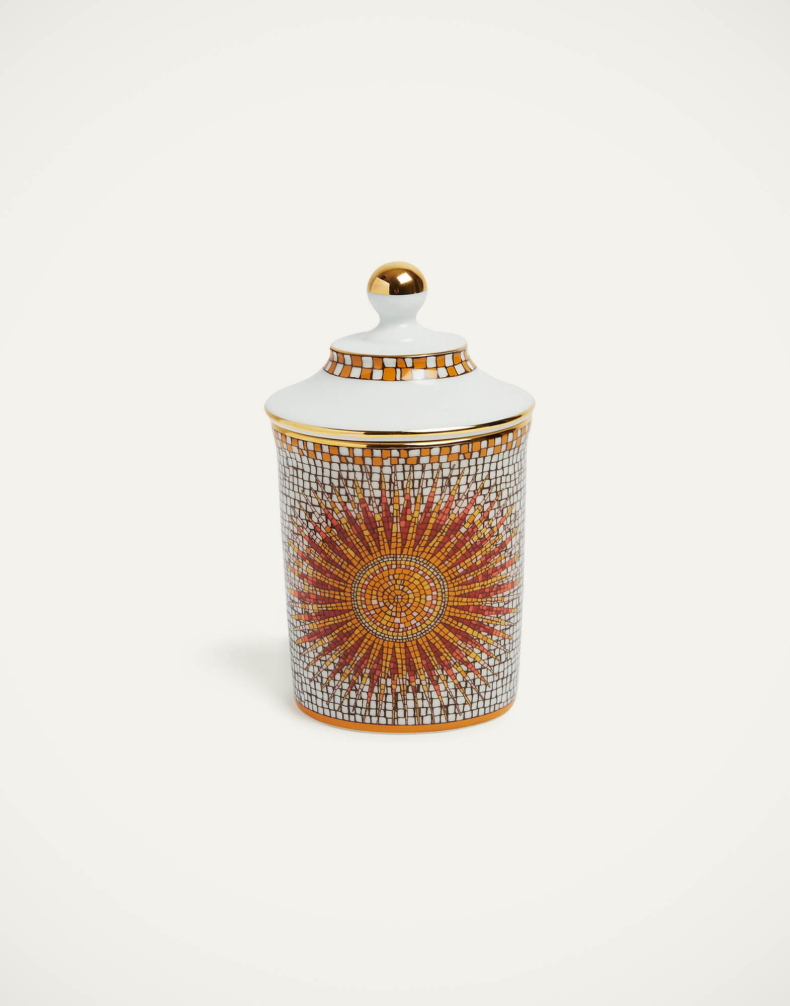 La DoubleJ Lidded Mug Sunrays Multicolor MUG0002CER001SNR01MU01