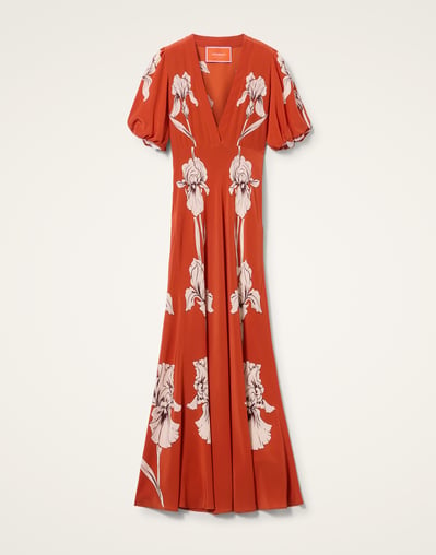 la double j orange dress Marlene Dress in Iris Place Dark Orange for Women