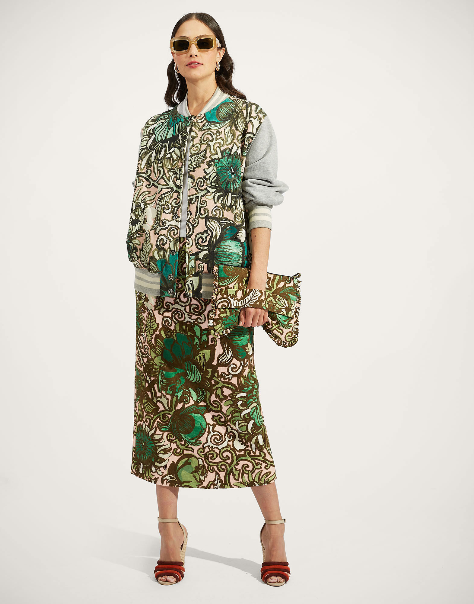 La DoubleJ Pencil Skirt Anemone Pink SKI0011COT005ANE02GR05