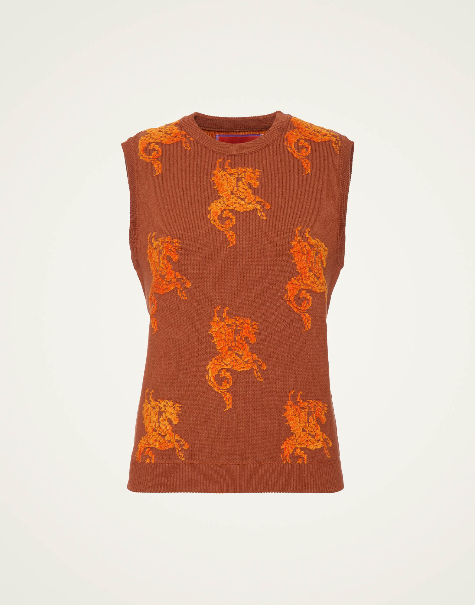 La DoubleJ Gryphos Gilet Brown PUL0212KNI121VA274BR02