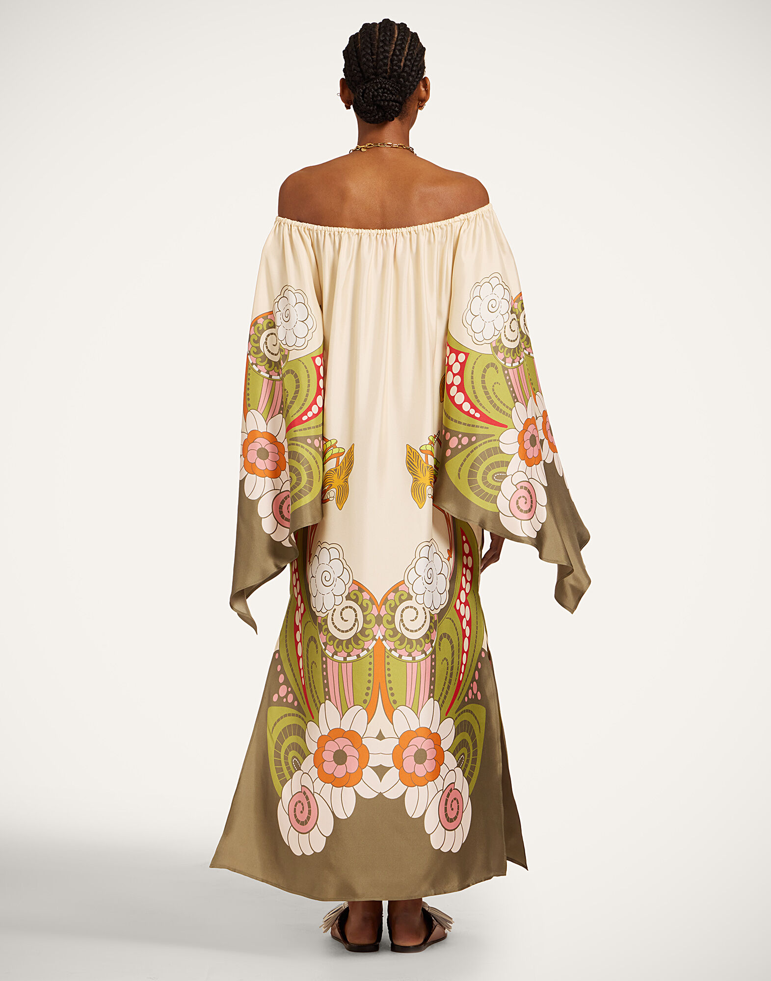 La DoubleJ Goddess Dress Ambrosia Plac&eacute;e Ivory DRE1020SIL029AMB03WH04