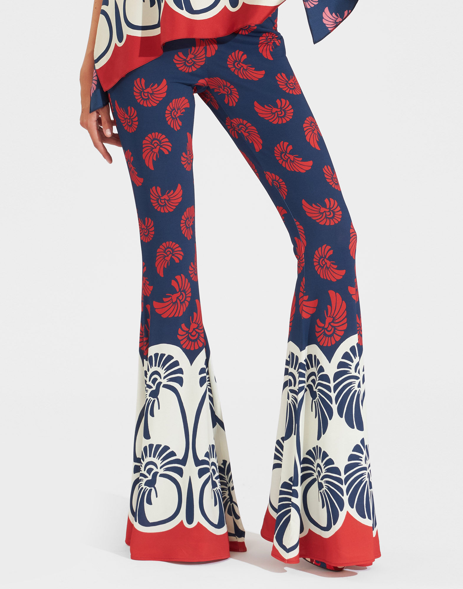 La DoubleJ Superflare Pant Palmetto Plac&eacute;e TRO0088JER027PIG01BU06