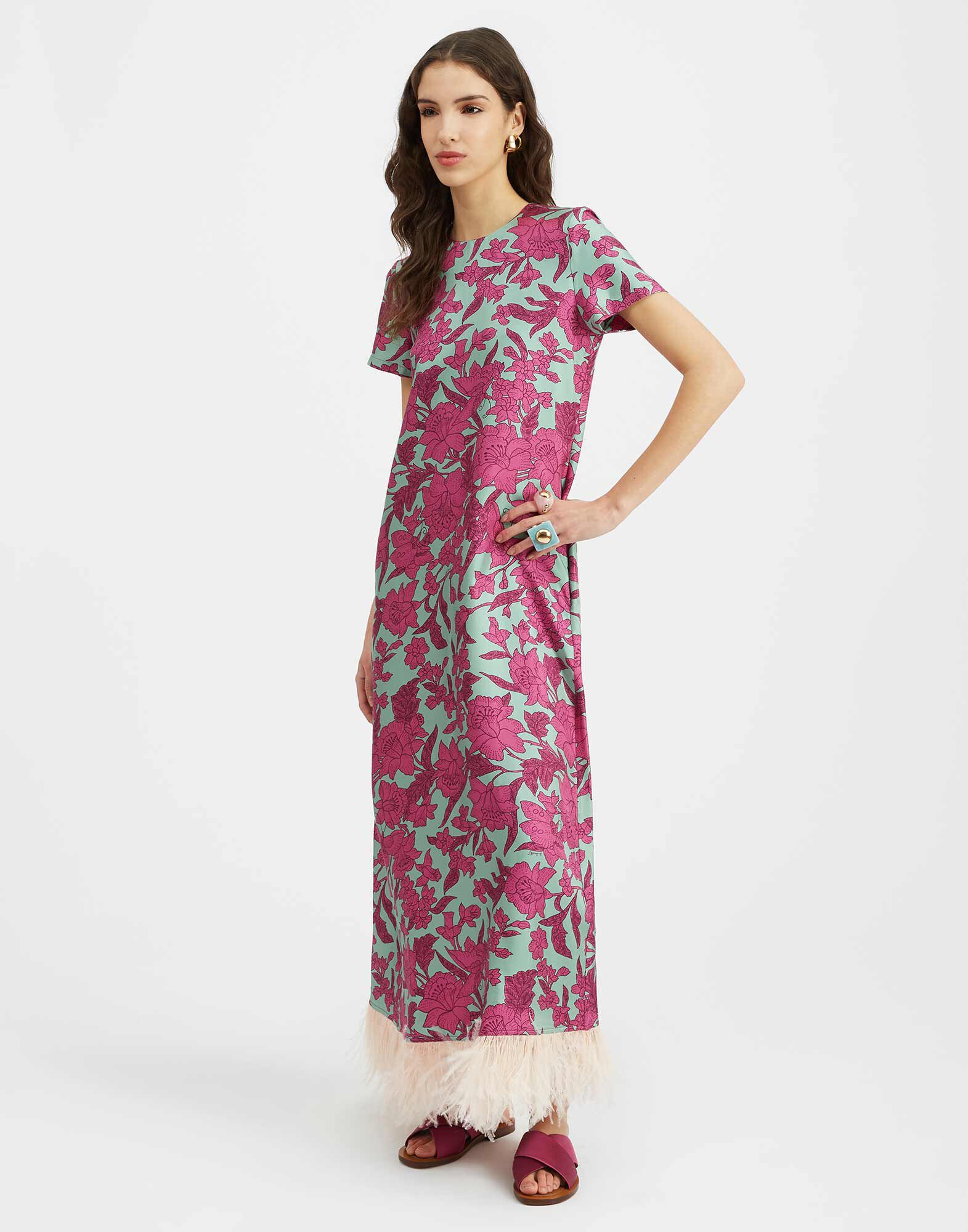 La DoubleJ Swing Dress Lilium Purple DRE0316SIL001LIL01PU01