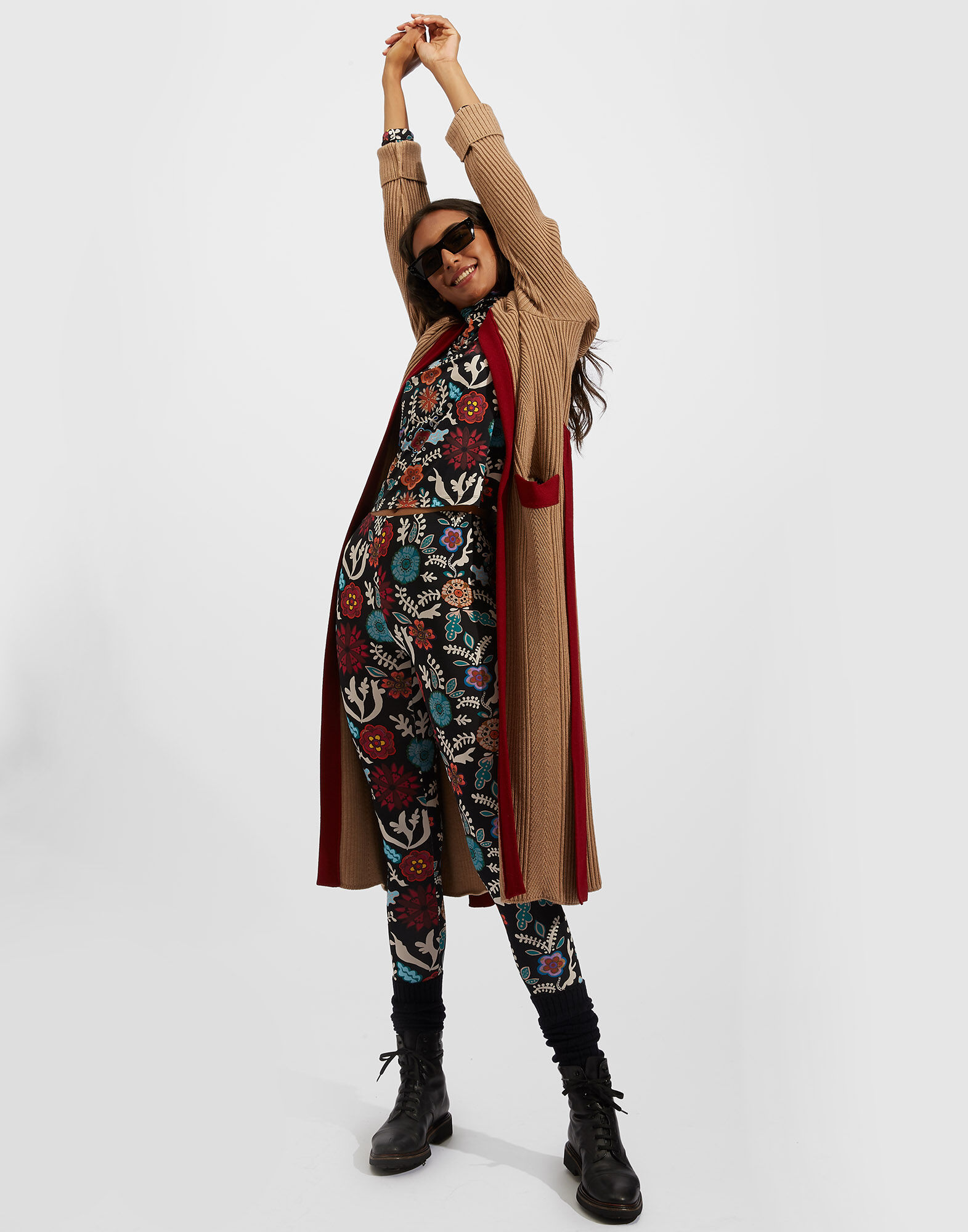 LaDoubleJ Turtleneck Fire Flower SHI0030JER005FIR0001