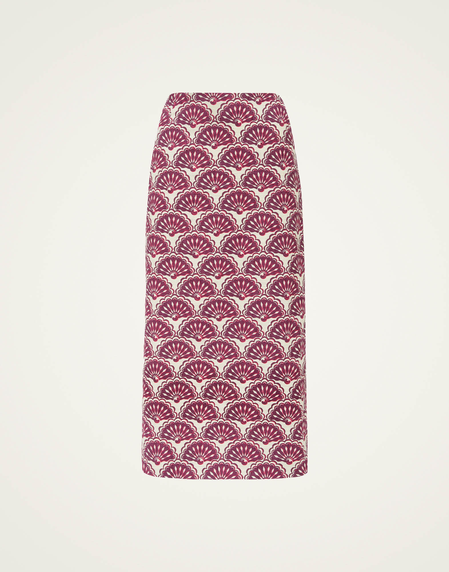 La DoubleJ Pencil Skirt Fans Purple SKI0011COT005FAN01PU01