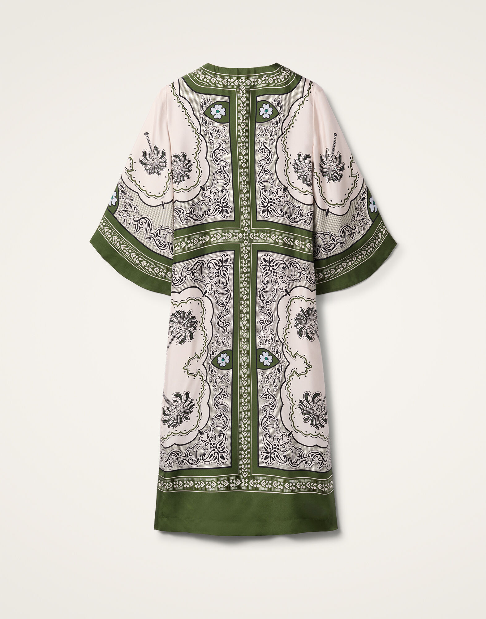 La DoubleJ The Kaftan Mirage Plac&eacute;e Green DRE0564SIL006AGE01GR02