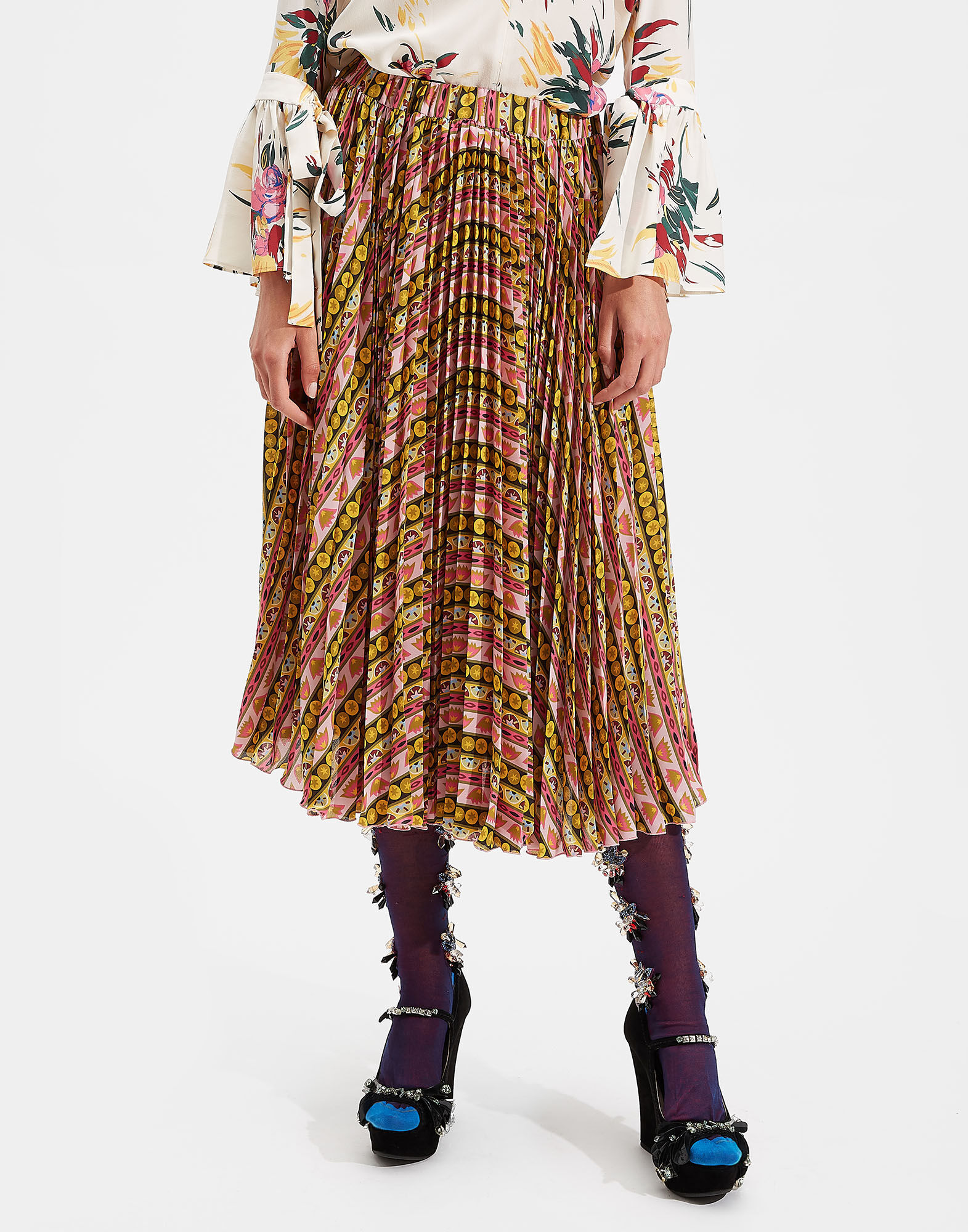 LaDoubleJ Soleil Skirt Nastri SKI0041DBG001NAS0001