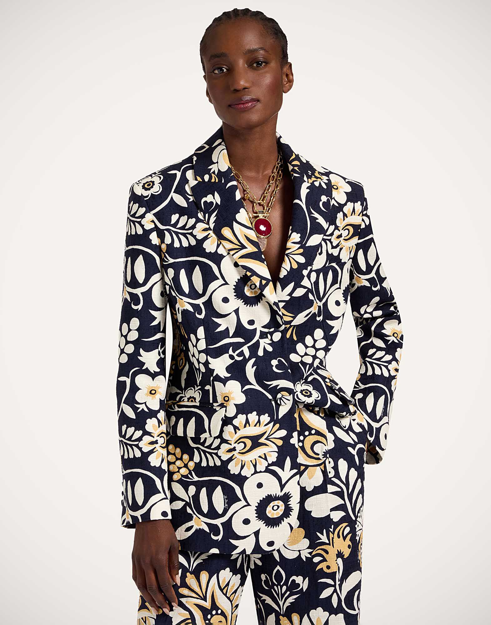 La DoubleJ Jones Jacket Selva Blue JAC0106COT005SEL06BU03