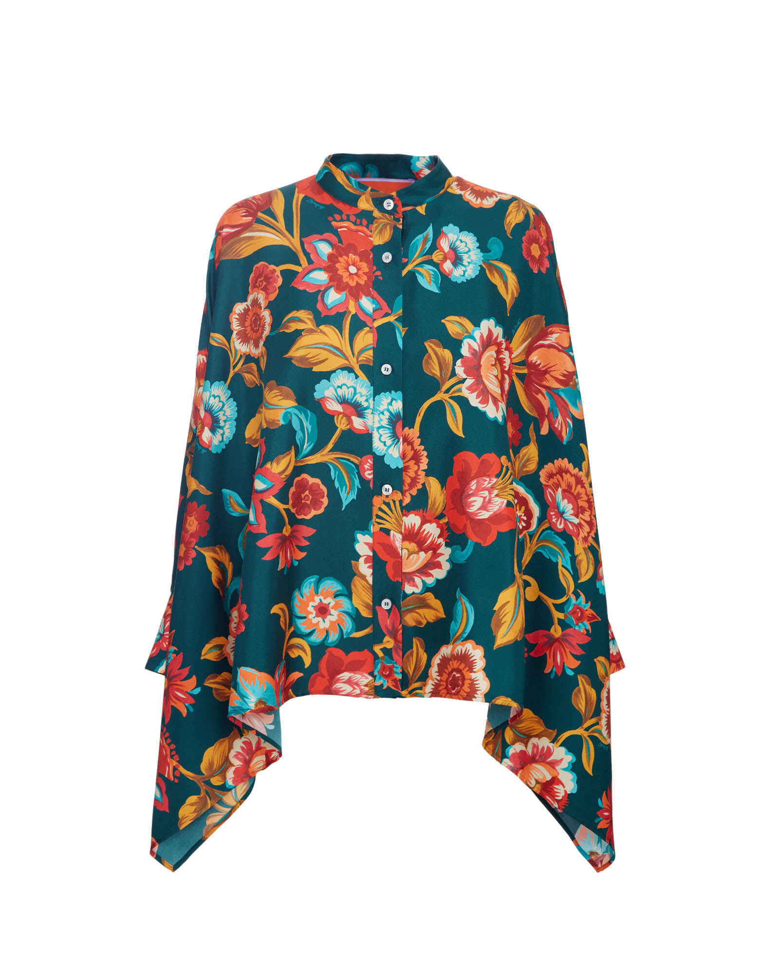 La DoubleJ Foulard Shirt Hottie Emerald SHI0075SIL001HOT01GR04