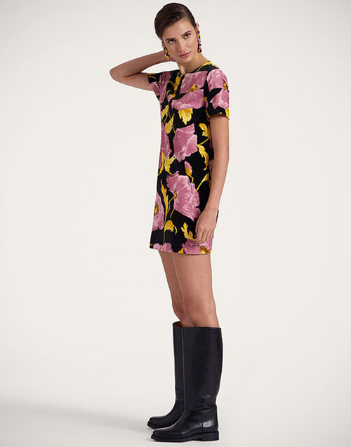 La DoubleJ Mini Swing Dress Sylph Black DRE0658VEL001SYL01BL01