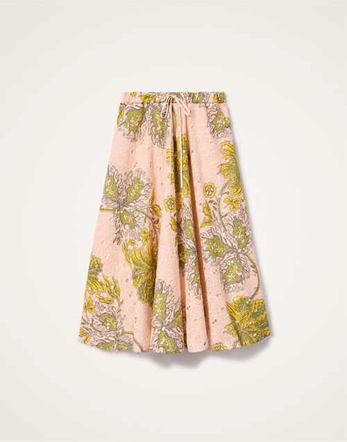 La DoubleJ Drawstring Skirt Swathe Pink SKI0098EMB031SWA01PI01