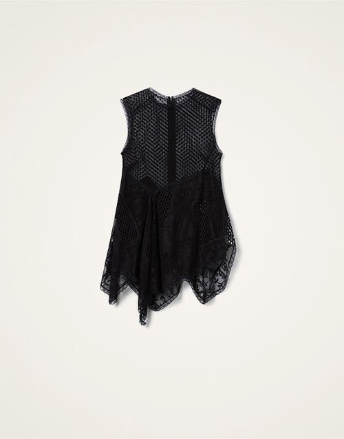 La DoubleJ Aura Top Solid Black TOP0189LAC009SOLIDBL01