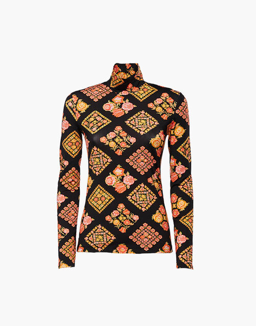 La DoubleJ Turtleneck Cowgirl Nero SHI0030JER005COW0006