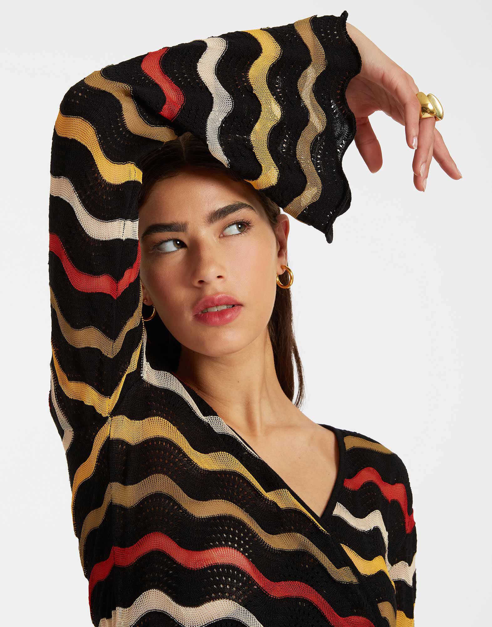 La DoubleJ Zephyr Top Black PUL0200KNI112VA247BL01