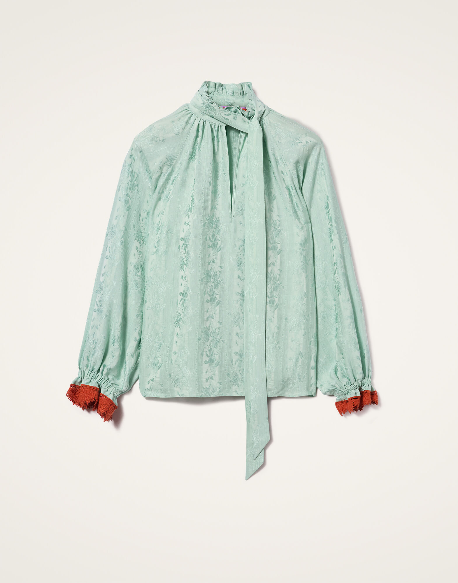 La DoubleJ Cerere Blouse Pekin Mint SHI0132JCQ107PEK01GR11