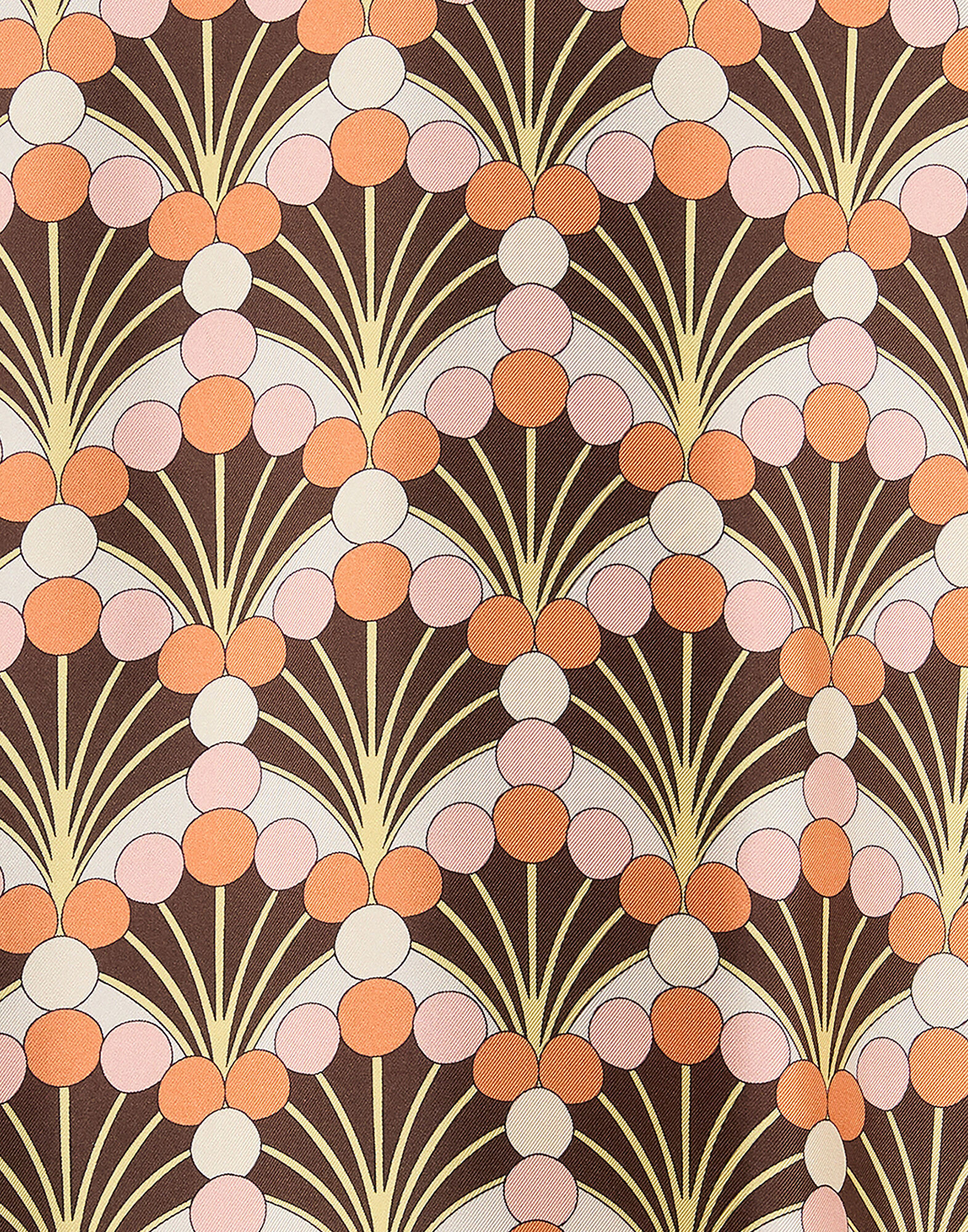 La DoubleJ Make An Exit Top Florette Fan Brown TOP0104SIL001FLF02BR02