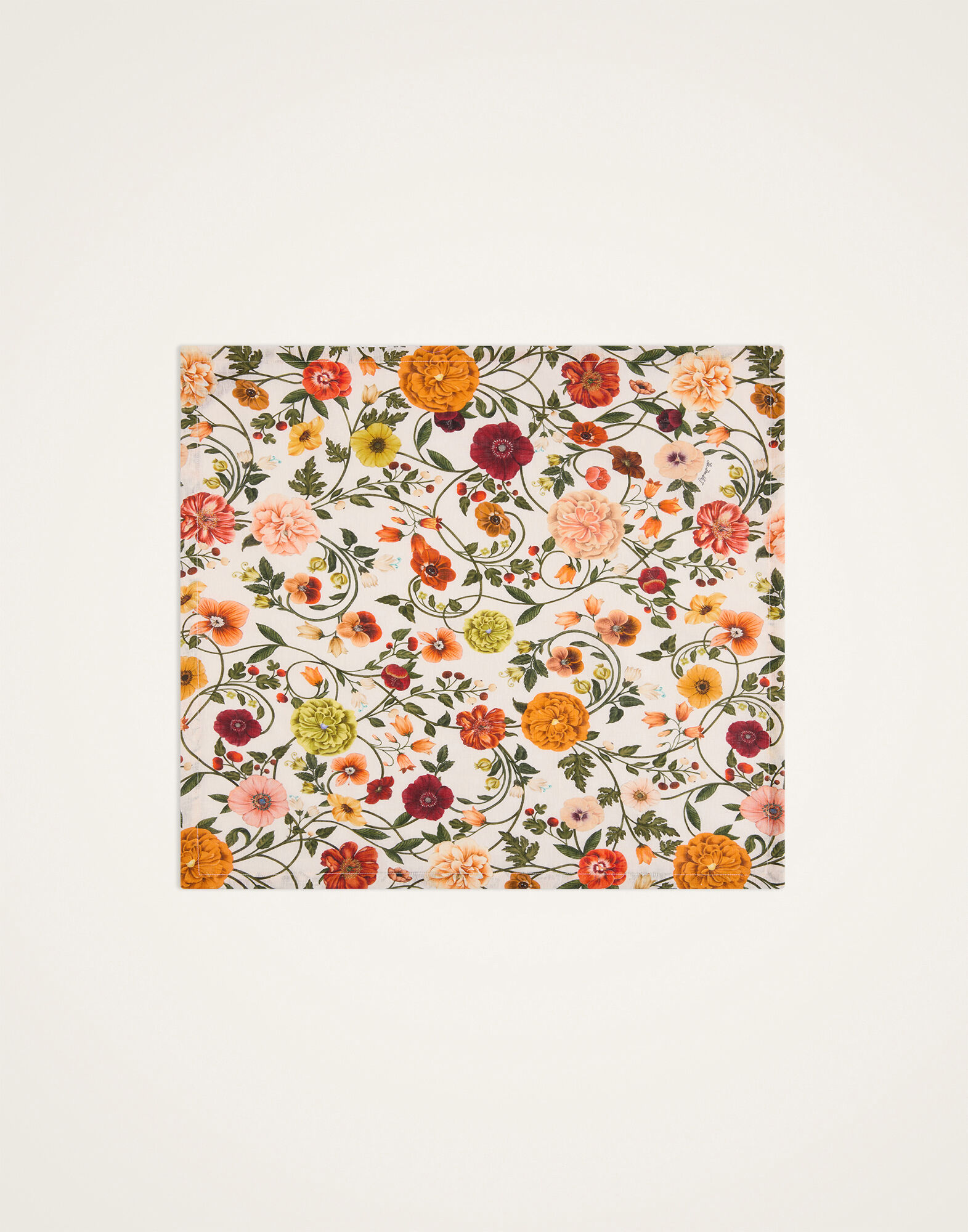 La DoubleJ Large Napkins Set of 2 Botticelli Multicolor NAP0017LIN015CEL01MU01
