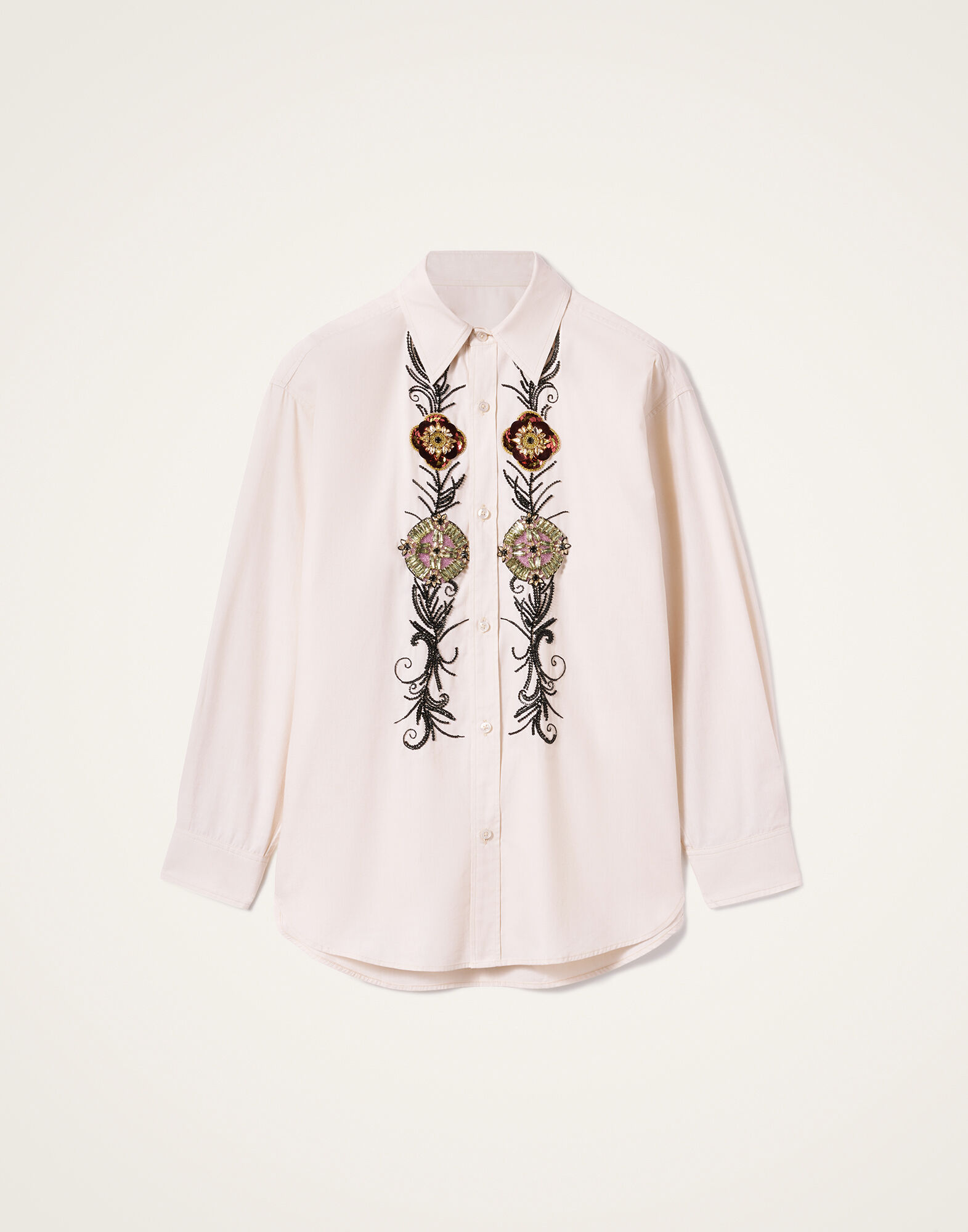 La DoubleJ Better Than Your Boyfriend's Shirt Solid Pale Pink SHI0148COT082NUC05PI02