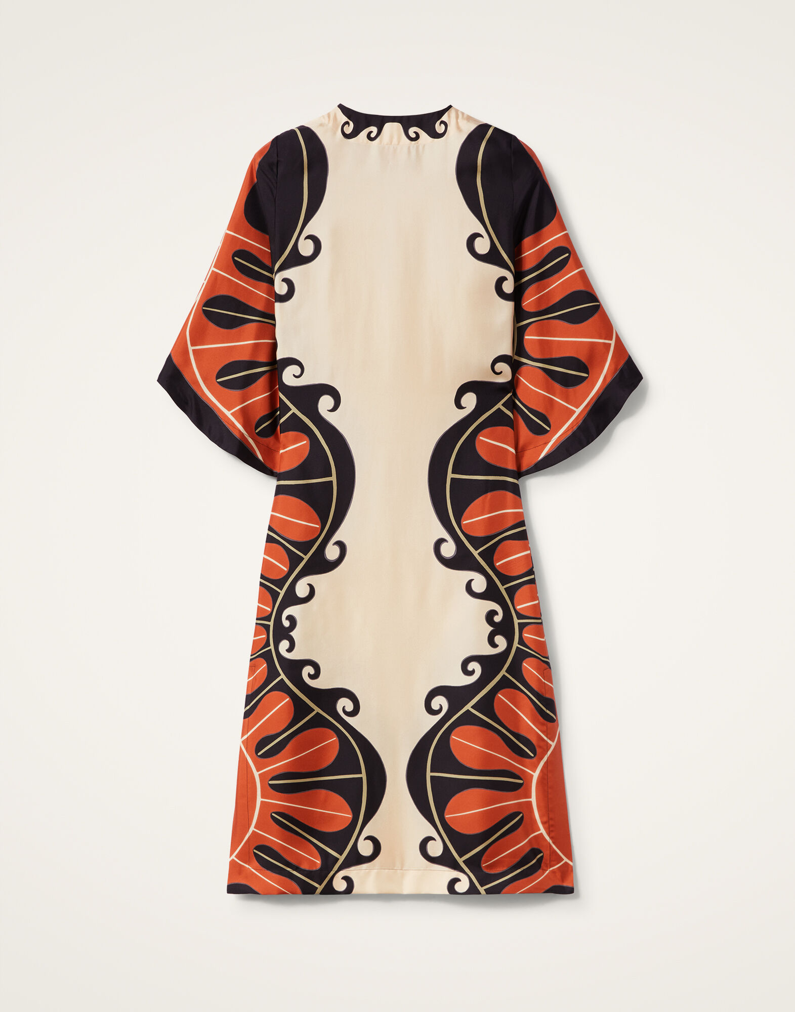 La DoubleJ The Kaftan Pacific Plac&eacute;e Dark Orange DRE0564SIL001PCF03OR03