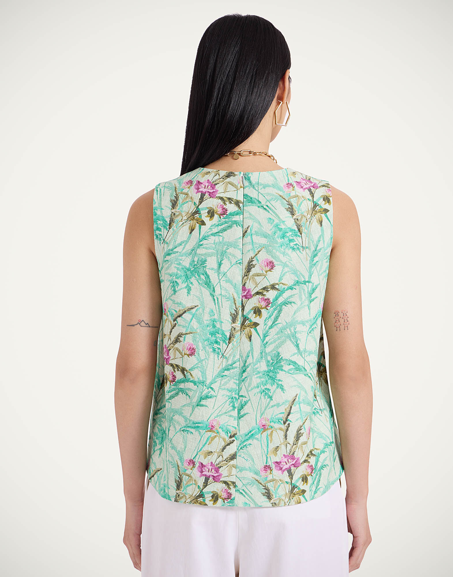 La DoubleJ La Scala Top Heath Mint TOP0016COT005HEA01GR11