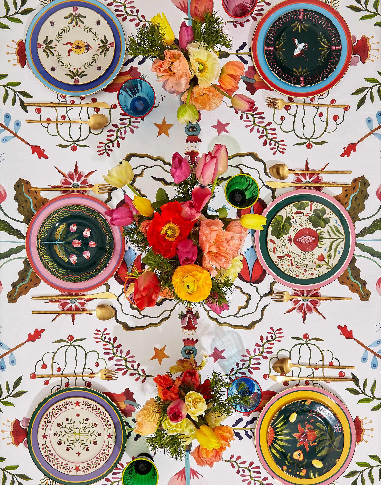 La DoubleJ Dessert Plates Set of 6 Mix DIS0062CER001HLE0007