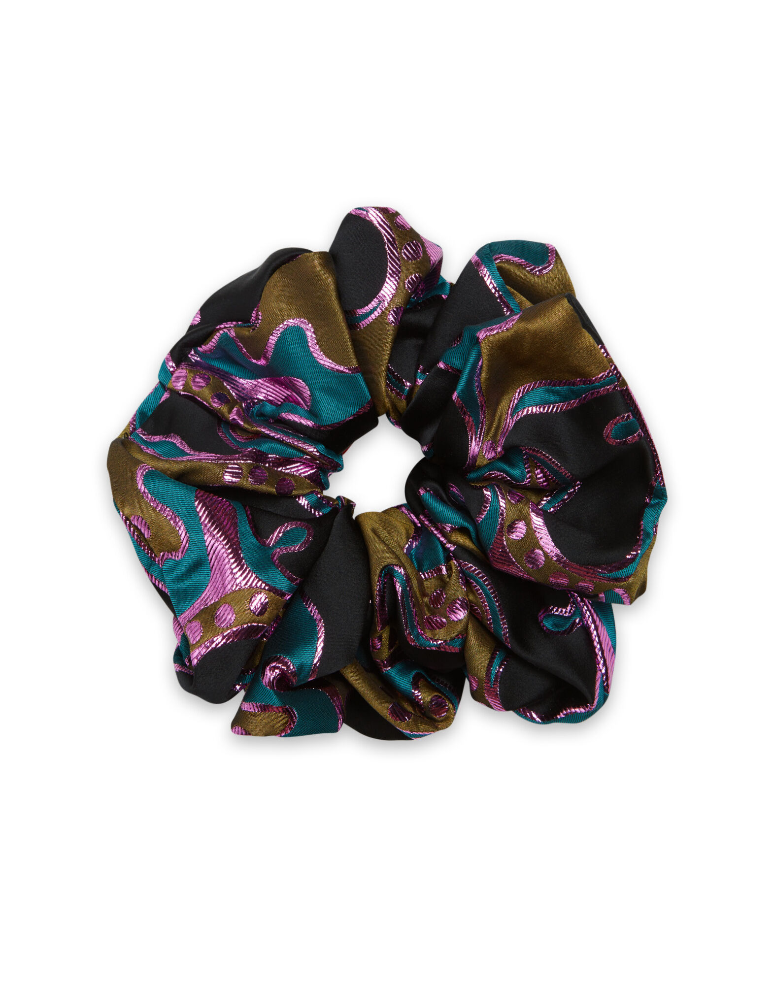 La DoubleJ Giga Scrunchie Spritz Blue Petrol SCR0003JCQ040SPR03BU05