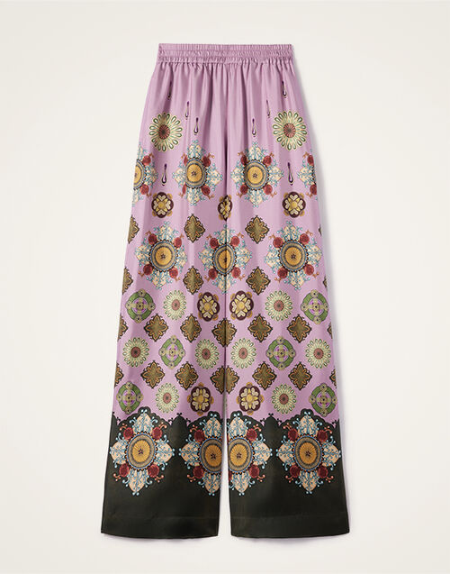 La DoubleJ Palazzo Pants Nucleus Placée Dusty Pink TRO0026SIL001NUC06PI10