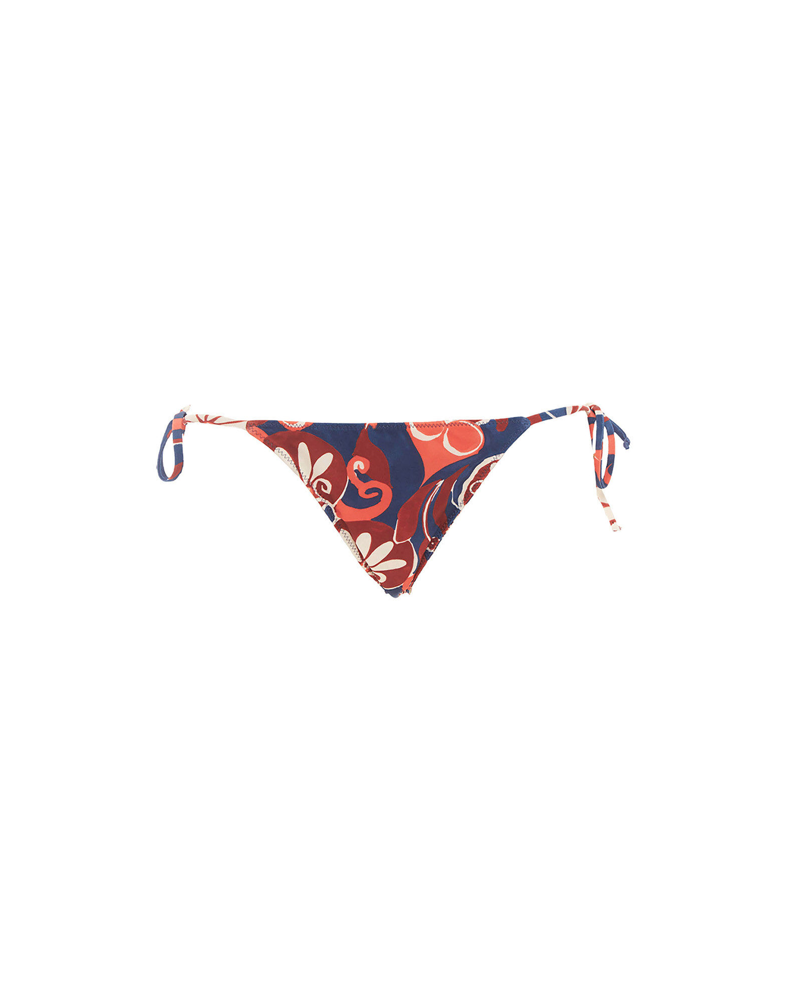La DoubleJ Triangle Bikini Bottom Moonflower Navy SWI0004LYC001MOO01BU06