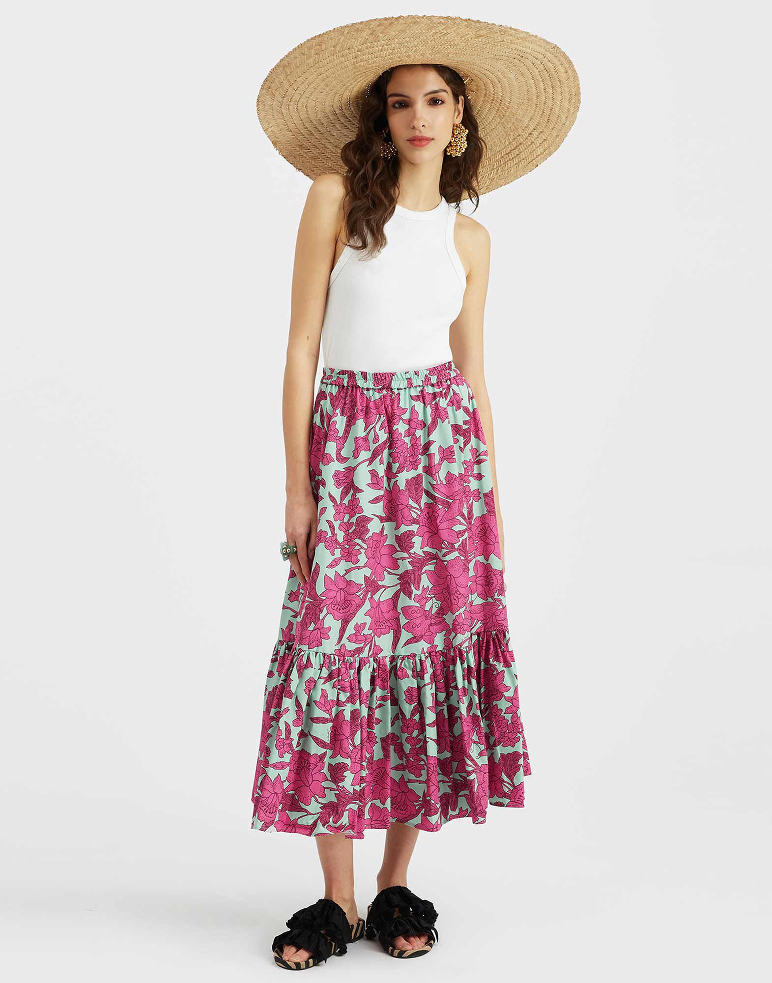 La DoubleJ Sunset Skirt Lilium Purple SKI0068COT039LIL01PU01