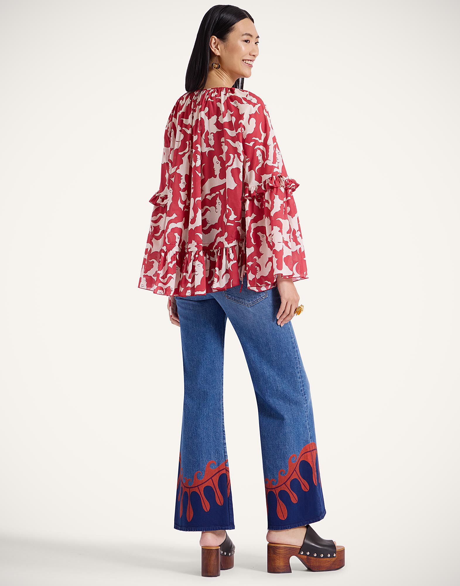 La DoubleJ The Tomcat Roller Jeans Deep In The Pacific Blue TRO0167DEN011PCF04BU03