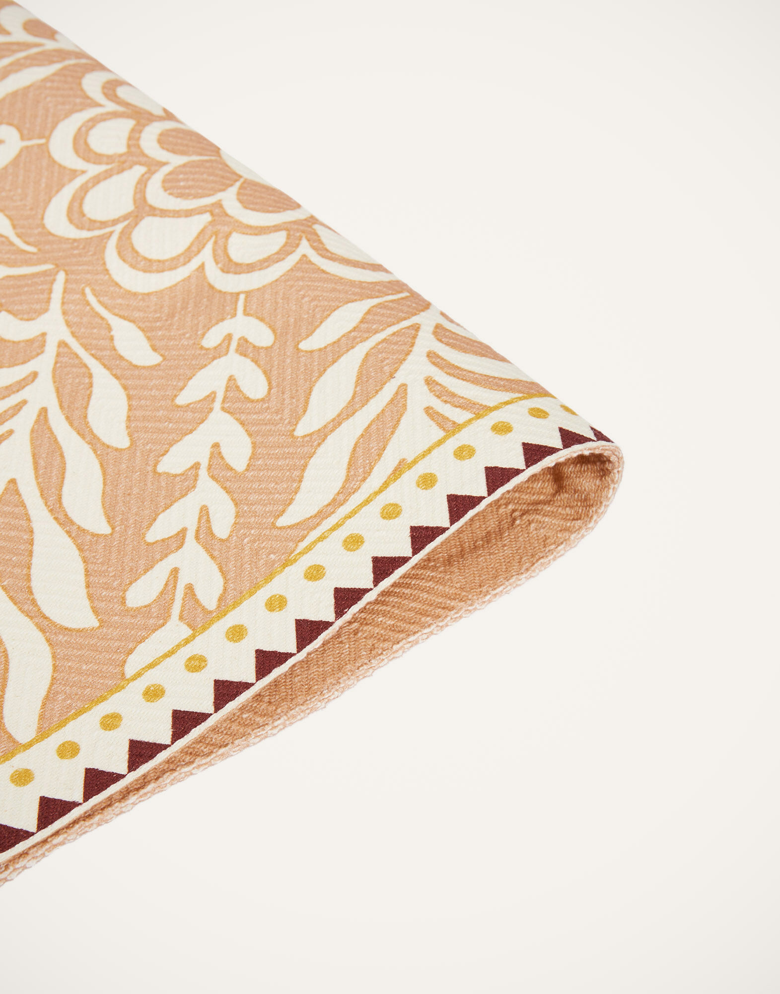 La DoubleJ Herringbone Placemats Set Of 2 Tudor Pink PMT0015COT040TDR02PI05