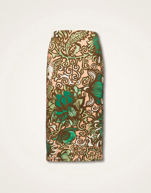 La DoubleJ Pencil Skirt Anemone Pink SKI0011COT005ANE02GR05