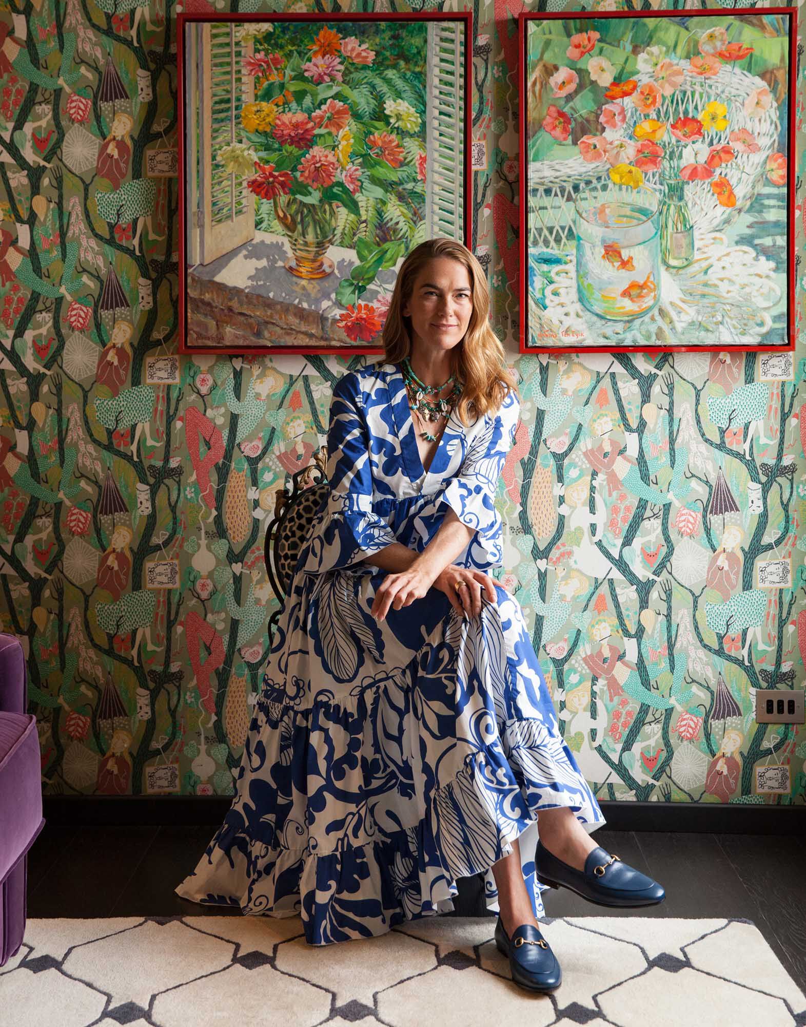 LaDoubleJ Jennifer Jane Dress Marea Blu DRE0114COT001MRE0002